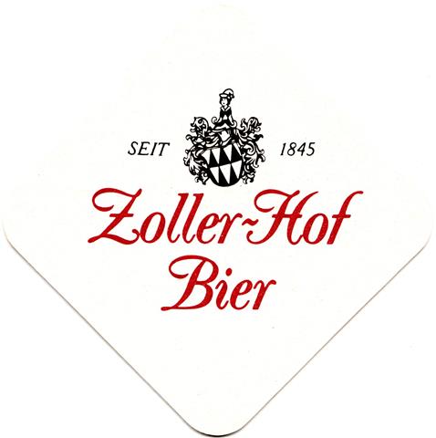 sigmaringen sig-bw zoller raute 1a (185-seit 1845-schwarzrot)
